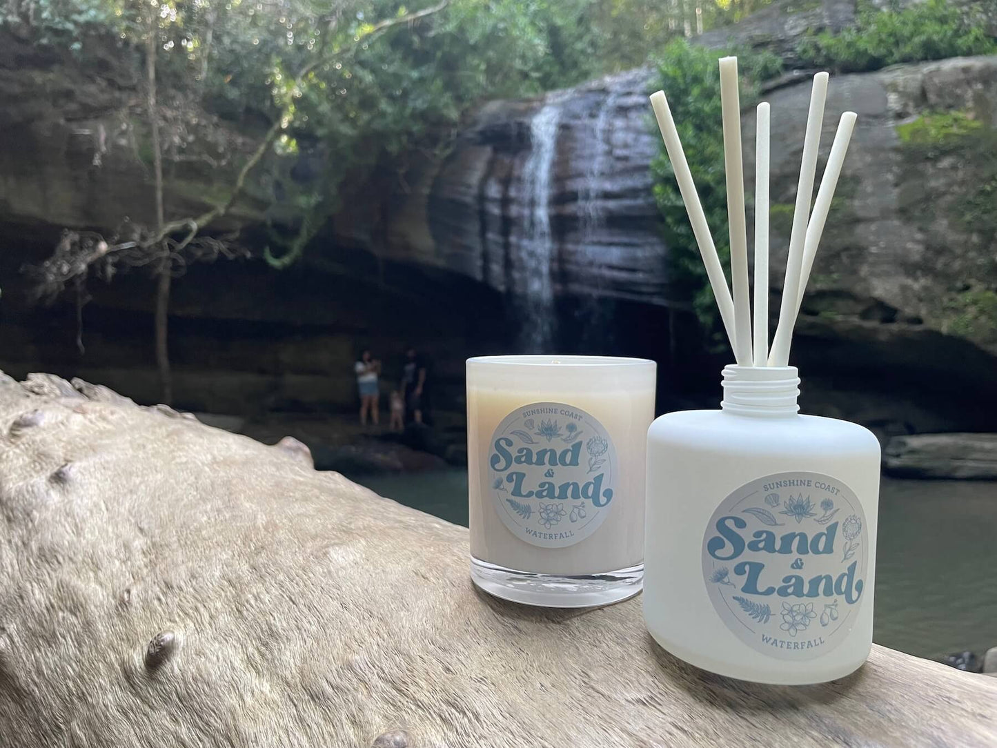 Sand and Land Candle and Diffuser Waterfall